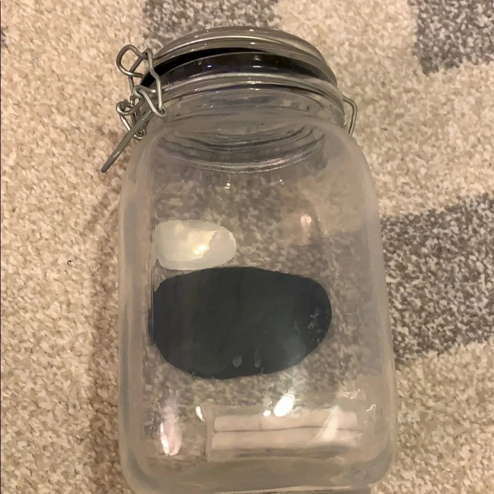 Chalk Board Jar